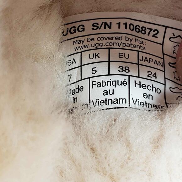 UGG Women's Scuffette Suede Sheepskin Thin soled Espresso Brown Slipper Size 7 - Picture 6 of 12